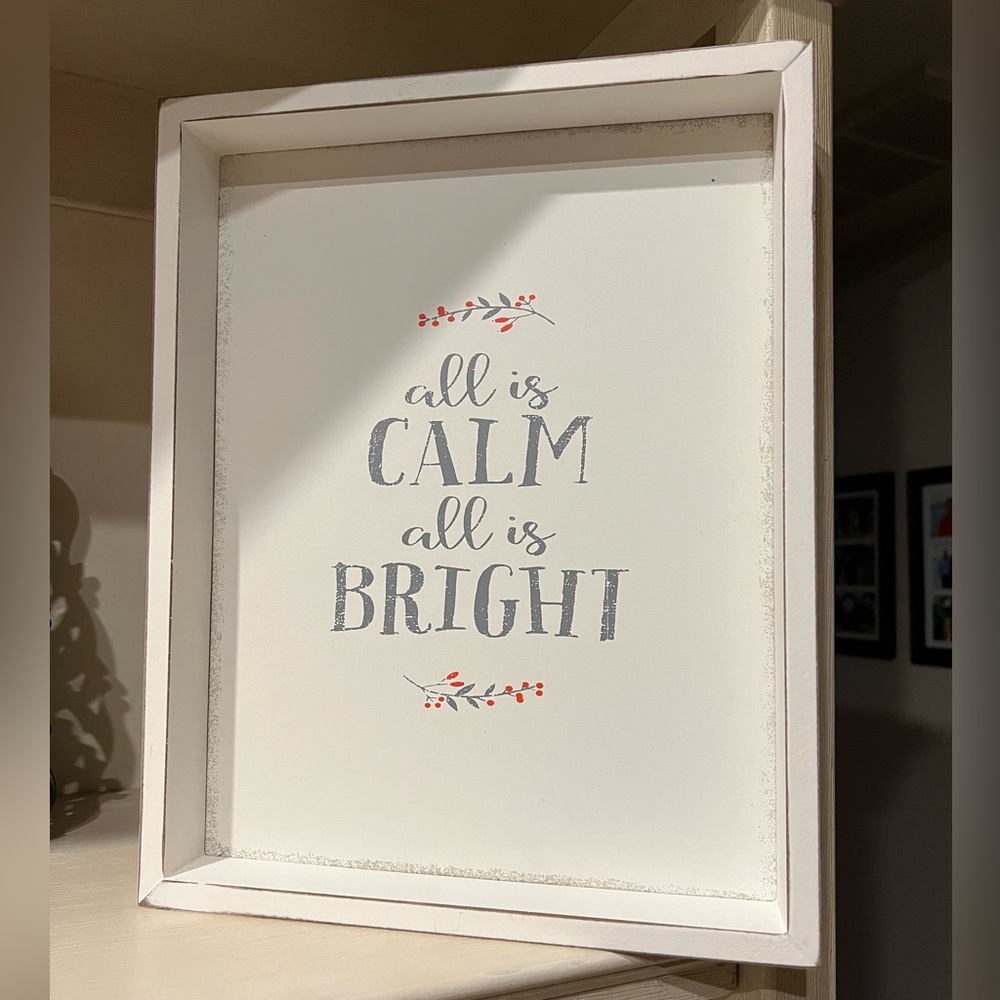 All is Calm All is Bright” Wall Art